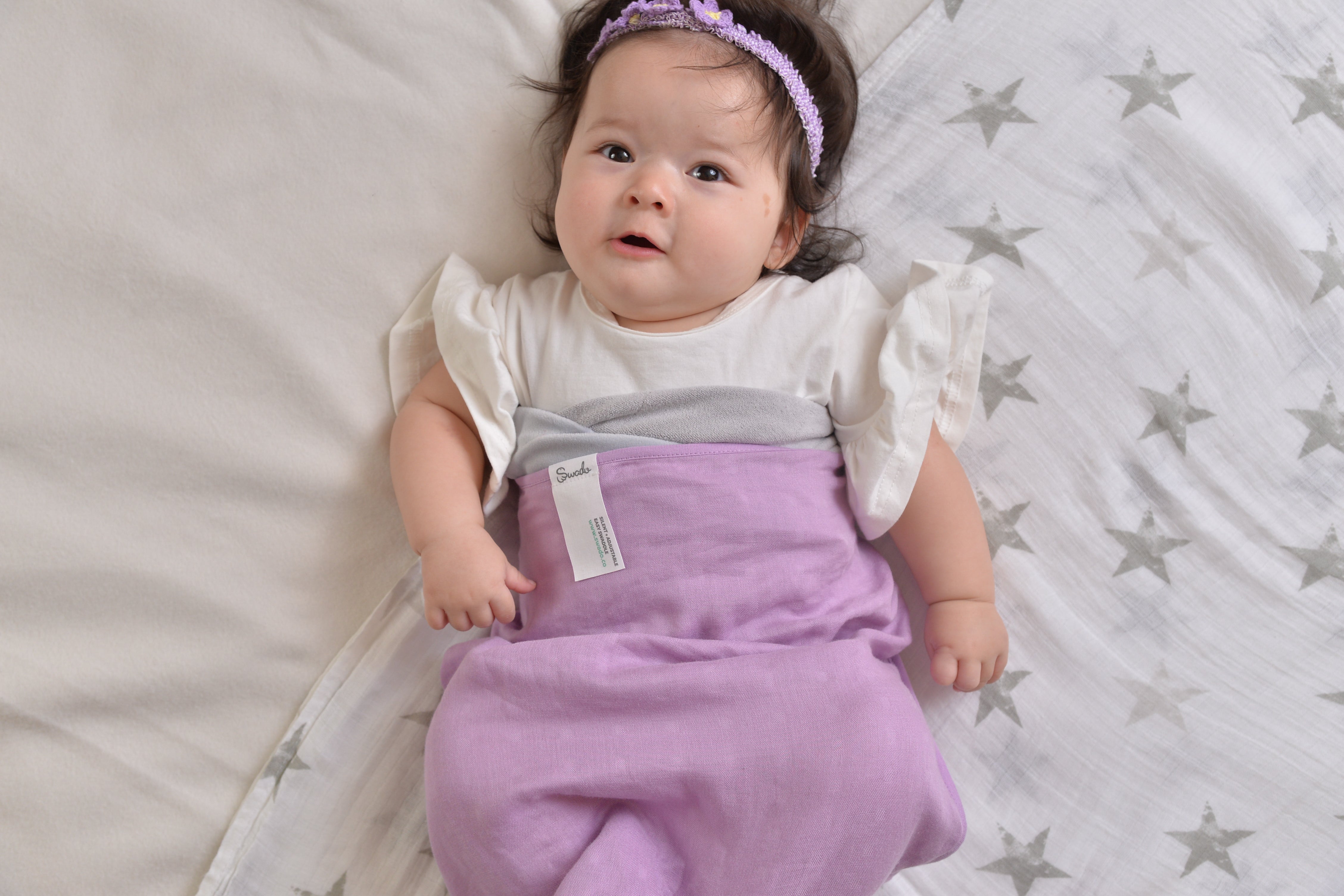 Lavender discount swaddle blanket